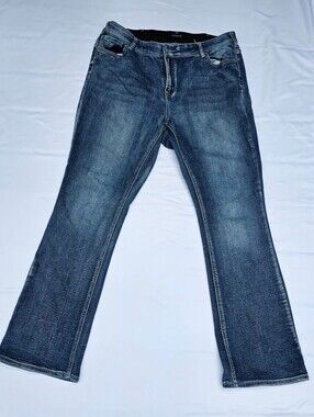 Warehouse One Men's Classic Straight-Leg Jeans - Dark Blue